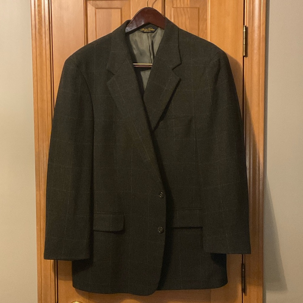Brooks Brothers Dark Brown Camel Hair Blazer